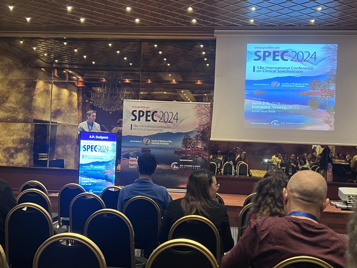 Great talk by @alexdudgeon <a href="/spec2024/">SPEC 2024</a> on our #InVivo #RamanProbes <a href="/BioSpecExeter/">BioSpec Exeter</a> <a href="/UoE_Physics/">University of Exeter Physics and Astronomy</a> <a href="/UofE_Research/">Research at Exeter</a> <a href="/BristolUni/">University of Bristol</a> <a href="/gloshospitals/">Gloucestershire Hospitals NHS Foundation Trust</a> <a href="/BiophotonicsGHs/">BiophotonicsResearch 💙</a>