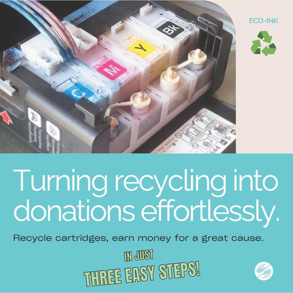 integraps's tweet image. Recycle your printer ink cartridges and support @propmarktrust