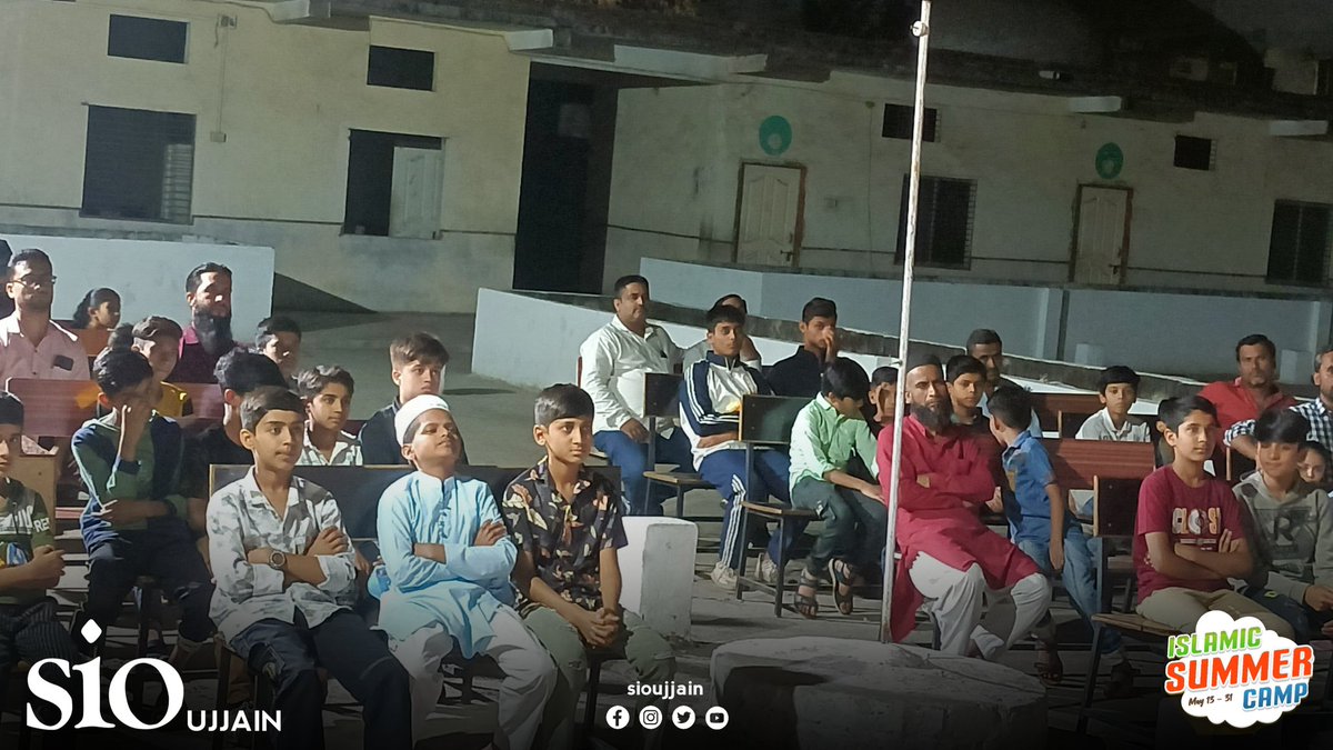 SioUjjain's tweet photo. अल्हम्दुलिल्लाह 
02/06/2024 को 20 रोज़ा इस्लामिक समर कैंप का इख्तितामी प्रोग्राम हुआ। इस समर कैंप में बच्चों को कराटे, अरबिक, इंग्लिश क्लासेस, अम्बिया की सीरत, इंडोर व आउटडोर गेम्स कराए गए साथ ही बच्चों ने पिकनिक वगेरह से समर कैंप का लुत्फ उठाया। https://t.co/UhbQpgNBfp