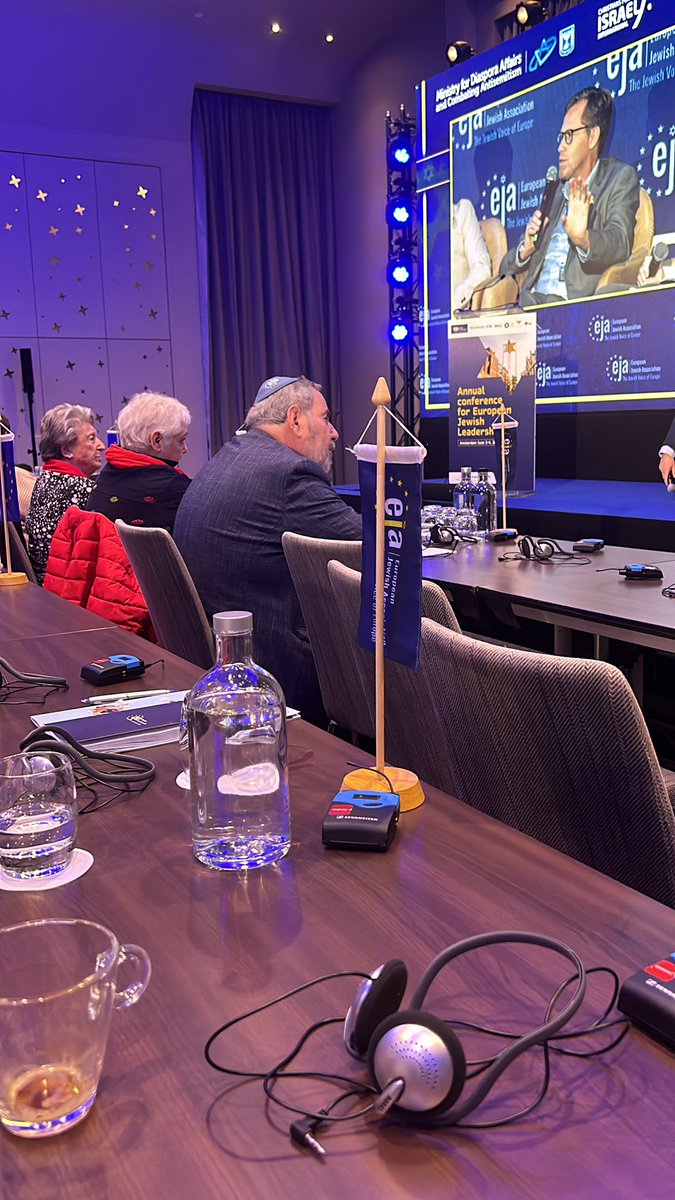 Jack Yves Bohbot (@jjackyvesbohbot) on Twitter photo En déplacement aujourd’hui à Amsterdam au congrès de l’Association Juive Européenne avec <a href="/JoelMergui/">Joël Mergui</a> Un moment important pour faire le point avec nos collègues européens de la montée inquiétante de l’antisémitisme dans le continent <a href="/EJAssociation/">EJA - EIPA</a> En déplacement aujourd’hui à Amsterdam au congrès de l’Association Juive Européenne avec <a href="/JoelMergui/">Joël Mergui</a> Un moment important pour faire le point avec nos collègues européens de la montée inquiétante de l’antisémitisme dans le continent <a href="/EJAssociation/">EJA - EIPA</a>