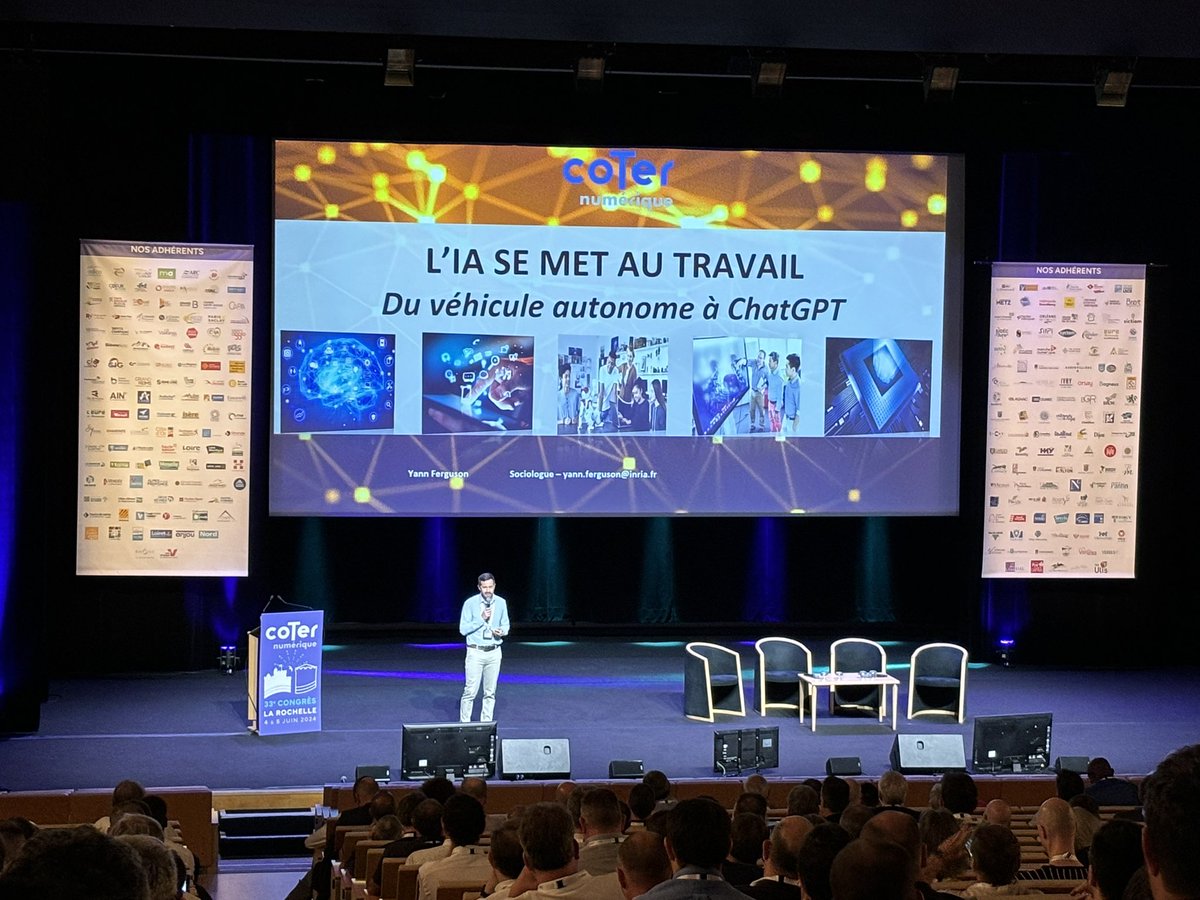 emmanuelchopot's tweet image. « Plus un métier est répétitif, plus il est exposé à l’IA » Yann Ferguson, LaborIA #INRIA