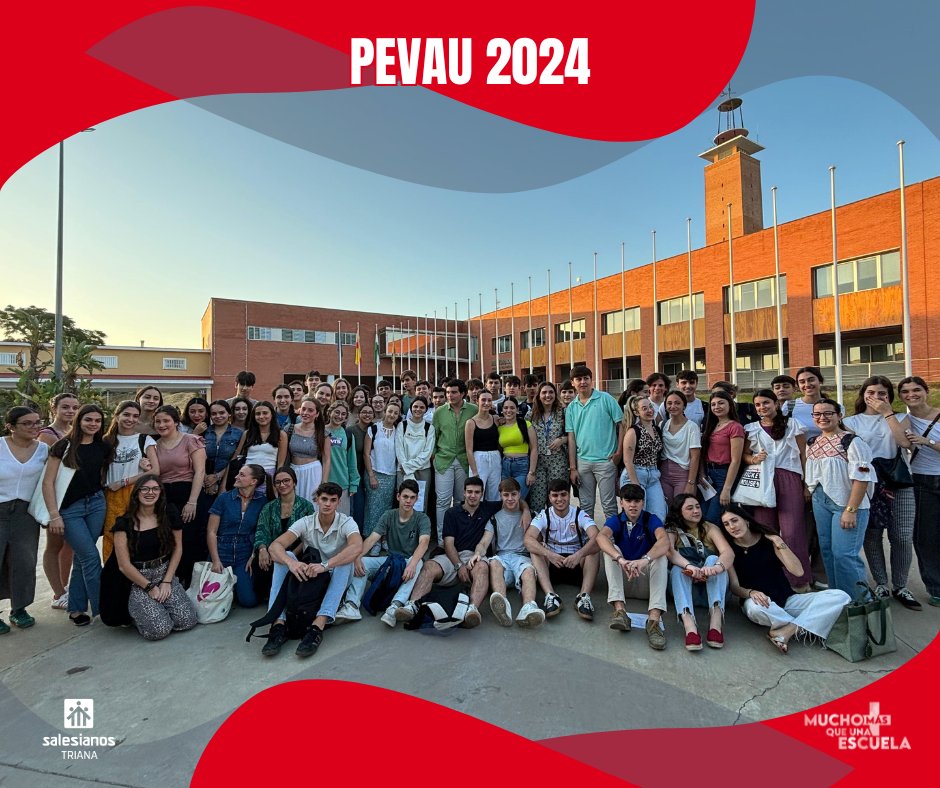 Nuestros alumnos han comenzado hoy a las 8:30 la #PEVAU2024 en las instalaciones de la Universidad Pablo de Olavide. 📝

Desde aquí os deseamos mucha suerte en vuestras pruebas y rezamos para que nuestra madre Auxiliadora os guíe y proteja. 🙏

¡MUCHA SUERTE, CHIC@S! 🍀