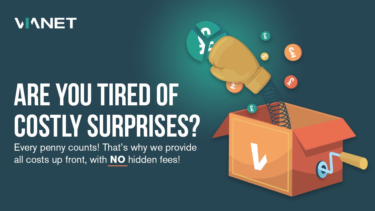 Vianet (@vianetgroupplc) on Twitter photo Tired of costly surprises?😲 Don’t worry, <a href="/VianetGroupPLC/">Vianet</a> knows every penny counts! That’s why we offer fixed #lowtransactionfees with our partners <a href="/SuresiteGroup/">Suresite Group</a> & keep things #hasslefree, by providing all costs up front, with #nohiddenfees!👏 Contact us at help@vianetplc.com!🤩 Tired of costly surprises?😲 Don’t worry, <a href="/VianetGroupPLC/">Vianet</a> knows every penny counts! That’s why we offer fixed #lowtransactionfees with our partners <a href="/SuresiteGroup/">Suresite Group</a> & keep things #hasslefree, by providing all costs up front, with #nohiddenfees!👏 Contact us at help@vianetplc.com!🤩