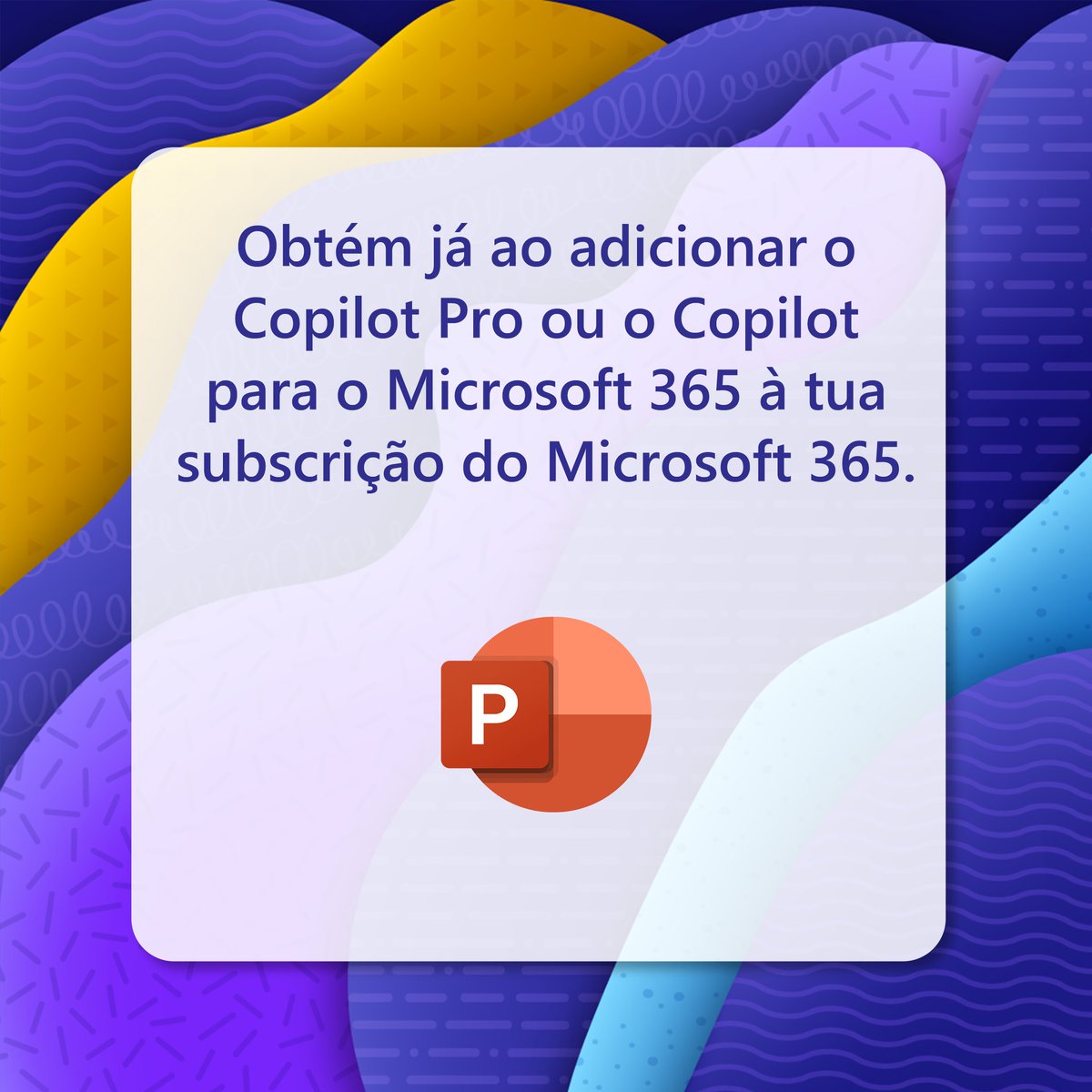 ExpertZonePT's tweet photo. Transforma as tuas apresentações com o #Copilot no #PowerPoint 🚀 Cria slides incríveis com sugestões inteligentes e aumenta a tua produtividade. Descobre mais em #ExpertZone clicando no #LinkInBio https://t.co/gxIMn4JTwJ