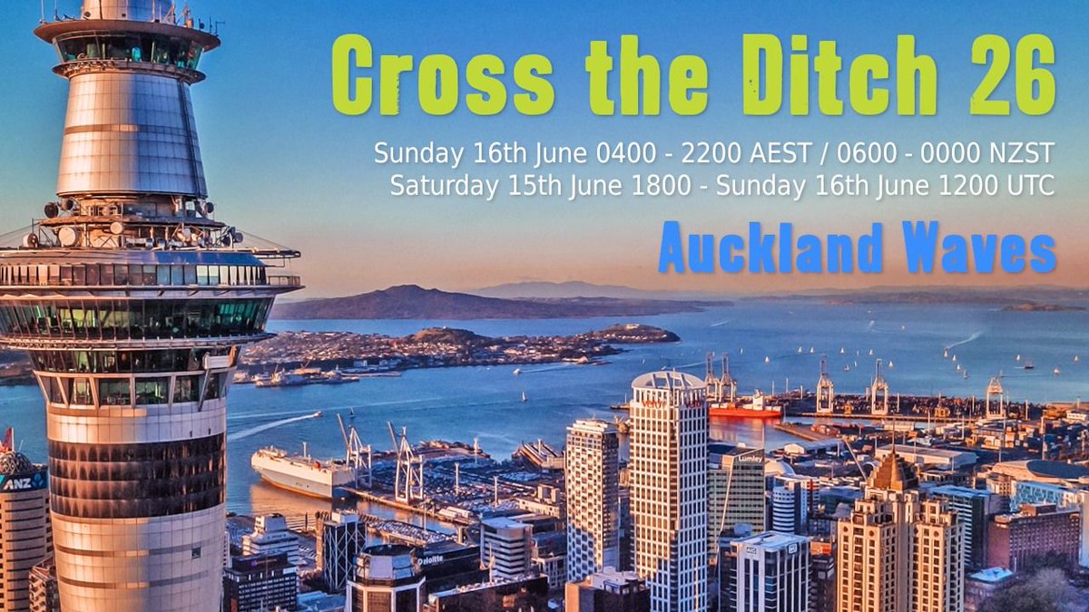 Guess what time of the year it is? It's Cross the Ditch time!

On 16th June, join us for the 26th edition: Cross the Ditch: Auckland Waves. For 18 hours, we'll light up the skies between Brisbane, Melbourne, Sydney, and Auckland.

More Details: crosstheditch.net