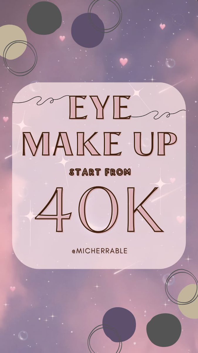 micherrable's tweet photo. 🌸— hi teume!! aku open slot jasa eye makeup by micherrable✨

📆; 29 - 30 Jan 2024
🕘; 08.30 - selesai
📍; Indonesia Arena, GBK

DM/WA for more info!🩷😆

t. wts wtb ; konser treasure ; teume ; murah #jasaeyemakeup #hairdo 
#TREASURE_REBOOT_IN_JAKARTA   #TREASURE_REBOOTinJKT https://t.co/frtY1KXVqN