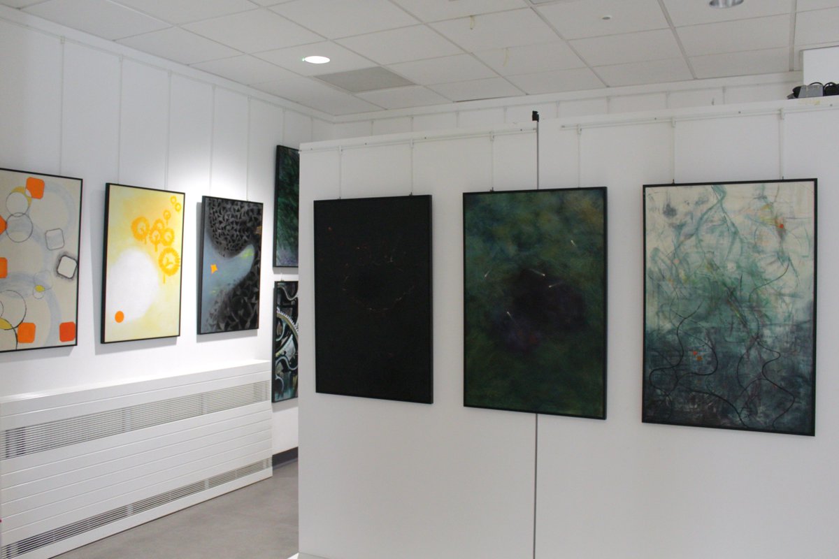 HearthGallery's tweet photo. The Arts for Health and Wellbeing Team are delighted to present the new Plaza exhibition, ‘Ferocious Grace’ by Usha Dapur Kar.

The paintings explore the impact of institutional racism in the workplace on women of colour. 

To read more, please visit: https://t.co/oNn39nKEdT https://t.co/Un4Pur2p2R