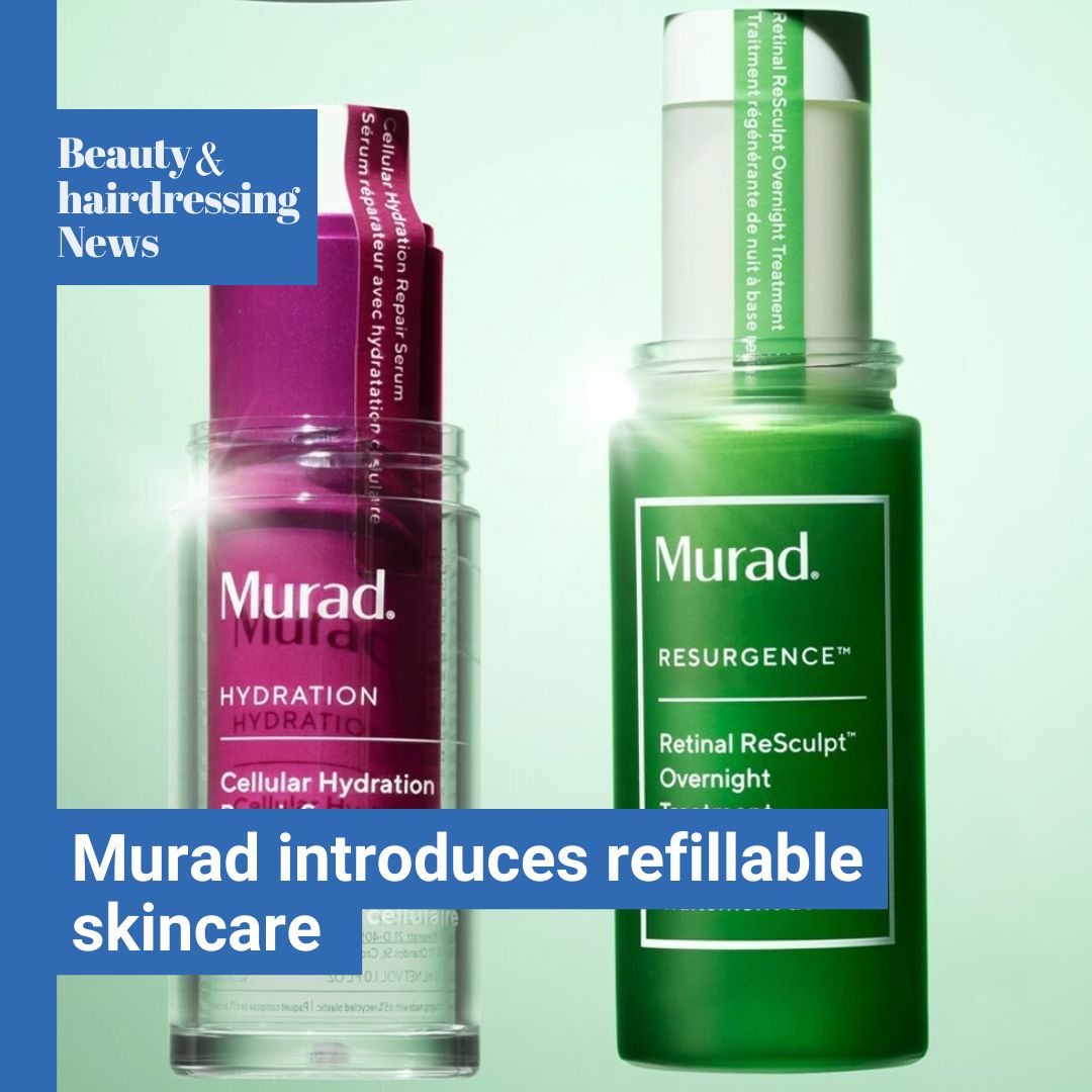 Skin brand Murad has introduced some of its best-selling products as refillables to build on its commitment to sustainability. 

Read more at beautyandhairdressing.co.uk