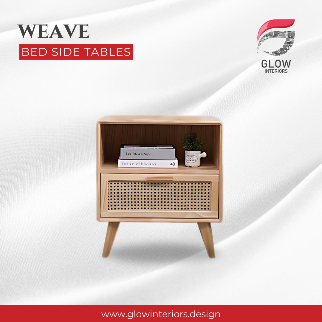 GlowInteriors's tweet photo. When it comes to bedside tables, woven designs can add a touch of warmth and texture to your bedroom. 

#weave #bedsidetable #glowinteriors https://t.co/18swrhfowJ
