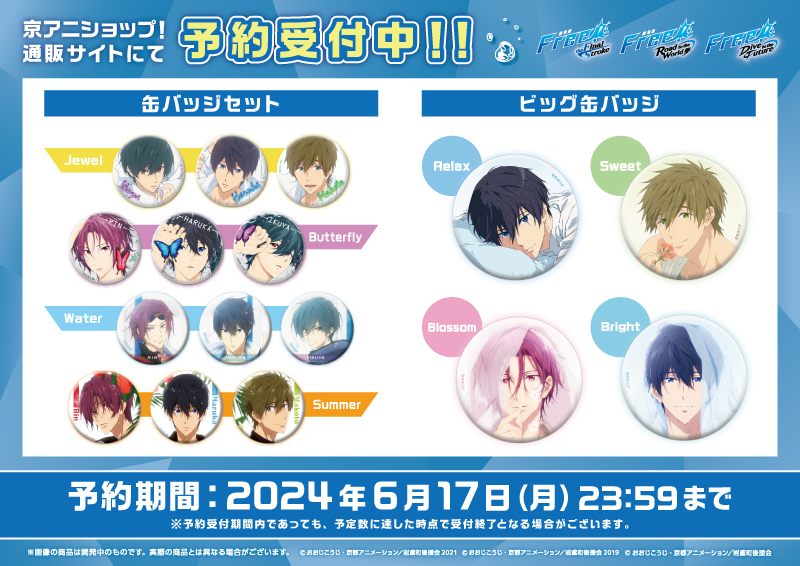 Free! DF Brand New Future 缶バッジ セット タレントグッズ