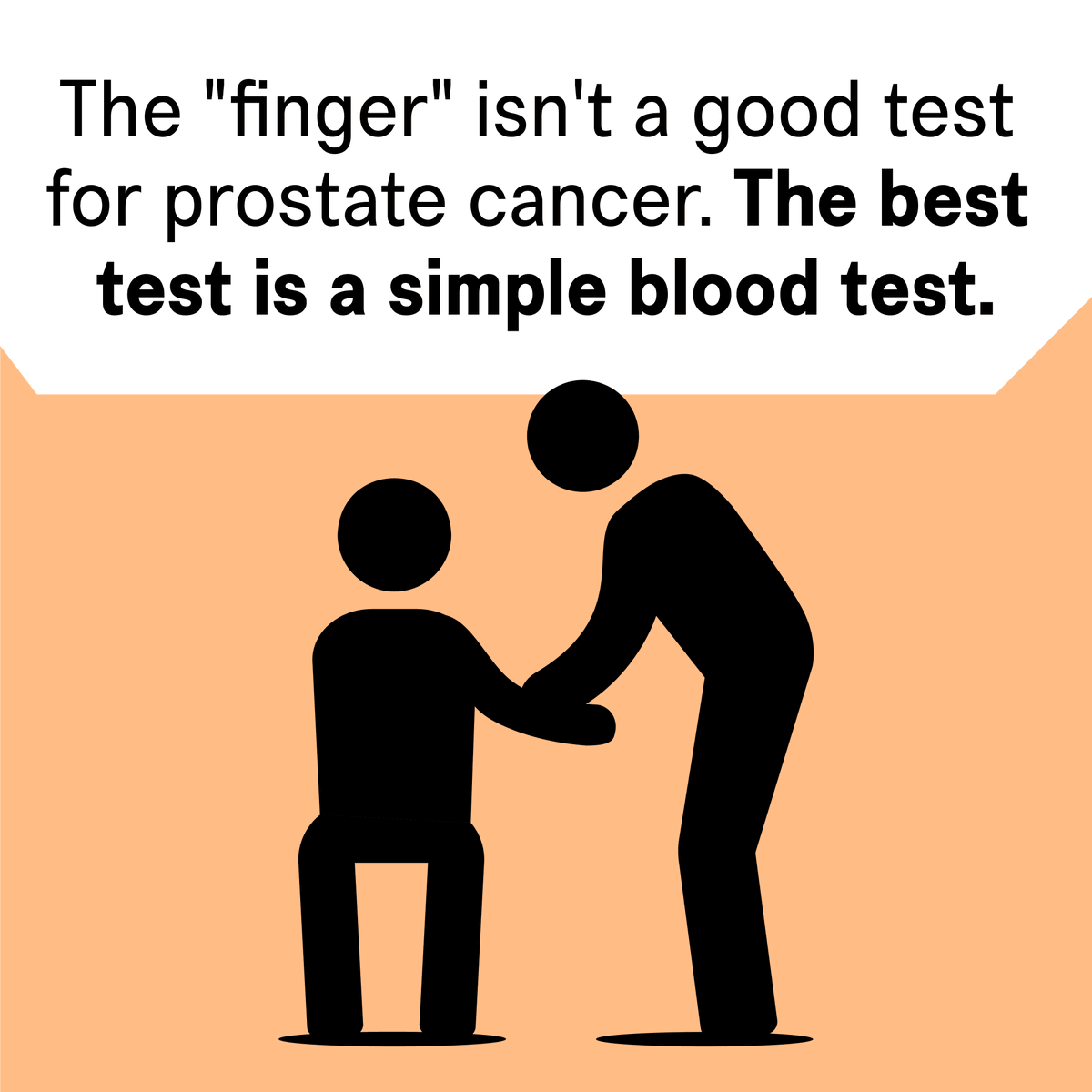 A 'finger up the bum' isn't needed to test for prostate cancer ☝️ 

But 46% of men still think they need one. 

Our new research shows this is one of the biggest barriers stopping men from checking their risk.

➡️ Learn more: bit.ly/3Va1wRS

#ProstateCancer l #Research
