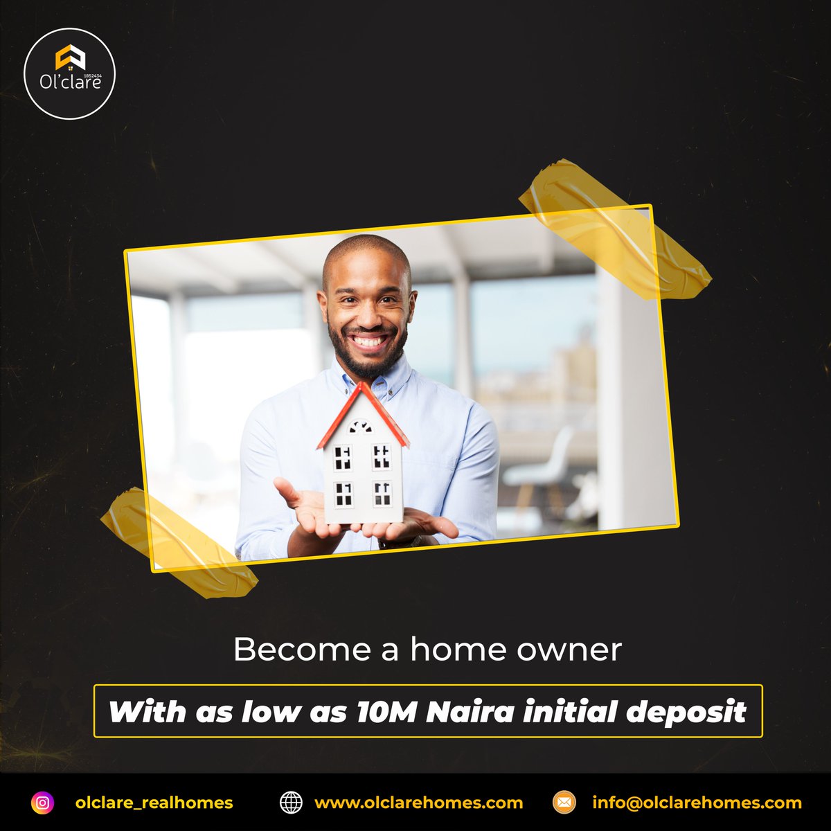 olclarehomes's tweet photo. Own a home in Abuja without pressure by Keying into our 12 - 18 months Flexible payment plan). #blockofflats #housesinabujaforsale #flexiblepayment #olclarerealestate https://t.co/caWLvncQ31