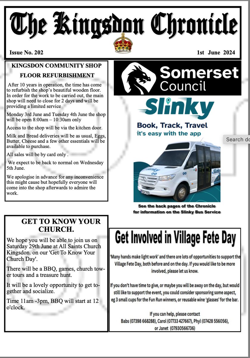 Kingsdon Village tweet media