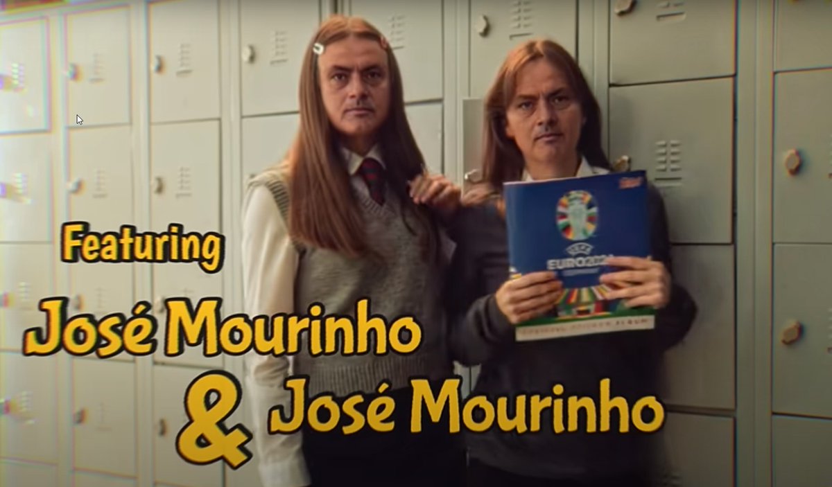 MartaMariaFCB's tweet photo. This Mourinho ad 😭 https://t.co/Vw7FPNXJc4