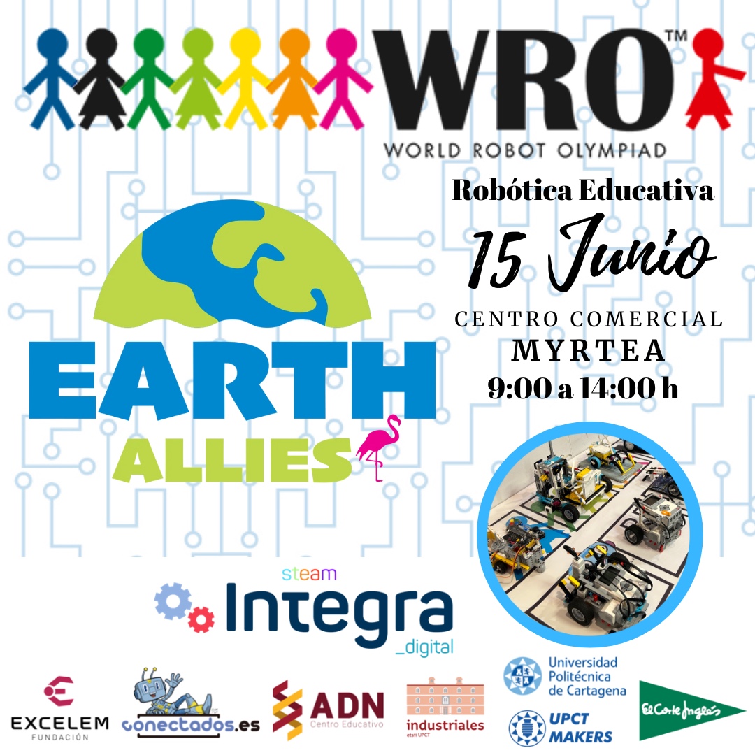 Comienza la cuenta atrás para la celebración de la Competición de robótica #worldrobotolympiad donde más de 100 alumnos de la #regiondemurcia disfrutarán y se divertirán con la #roboticaeducativa!
<a href="/FIntegraDigital/">Fundación Integra Digital</a> @Wrobotoes
#educación #tecnologiaeducativa #conectados #talento