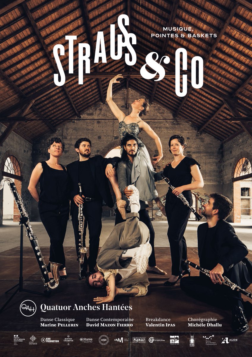 #1jour1initiative J2 🎶🩰

#Spectacle d'<a href="/ancheshantees/">Quatuor Anches Hantées</a> avec 3 danseurs : "Strauss &amp; Co Musique Pointes et Baskets" en juin et juillet.
Une chorégraphie flamboyante où l'énergie circule entre les arts et les esthétiques.

🔎Infos : quatuorancheshantees.com
<a href="/FEVIS1/">FEVIS</a>  <a href="/profedim/">PROFEDIM</a> 
#AM24