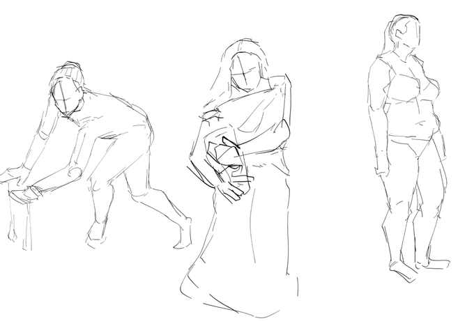 今日のクロッキー 