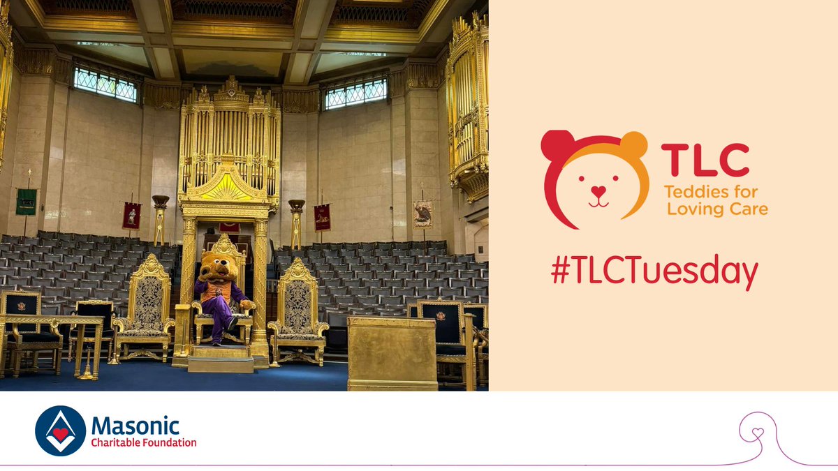 Have you visited us at Freemasons' Hall yet? Well TLC big ted certainly has! Here he is during his tour of the historic building 🧸
Tag us in your pictures below! #TLCTuesday #TLCTeddies