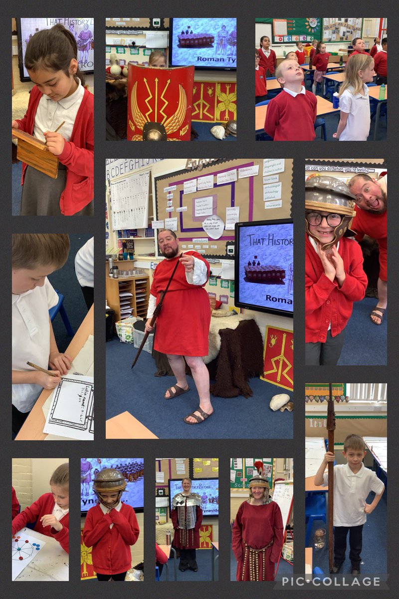 Salve- What a great morning yesterday with Richard #thathistorybloke being Romans for the morning!  We learnt all about how Romans lived, Roman Army, explored artefacts and even wrote  our names using the roman alphabet <a href="/FallaParkSchool/">Falla Park Community Primary School</a> <a href="/Miss_Atkinson4/">Dawn Atkinson</a> <a href="/Miss_Carr_Falla/">Miss Carr</a>