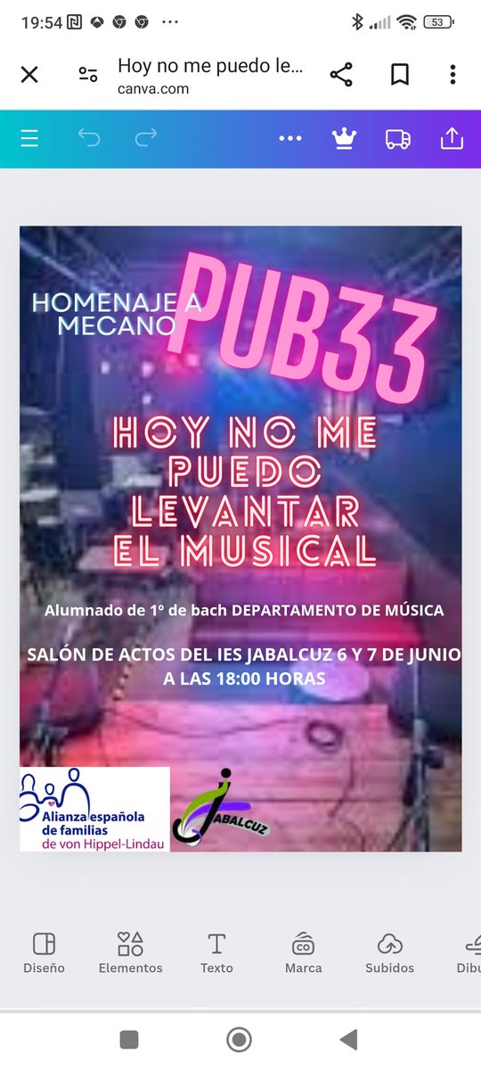 MLuzMartnezFer1's tweet photo. Cuenta atrás para el alumnado de 1 de Bach del @IESJabalcuzJaen y su musical homenaje a Mecano. Ha sido un trabajo intenso, pero ahora da sus frutos!. Vamos chicos, podemos dejar el pabellón muy alto! @CEPJAEN1 @EducaAnd @InnovacionEduca https://t.co/UTJhoC4ybP