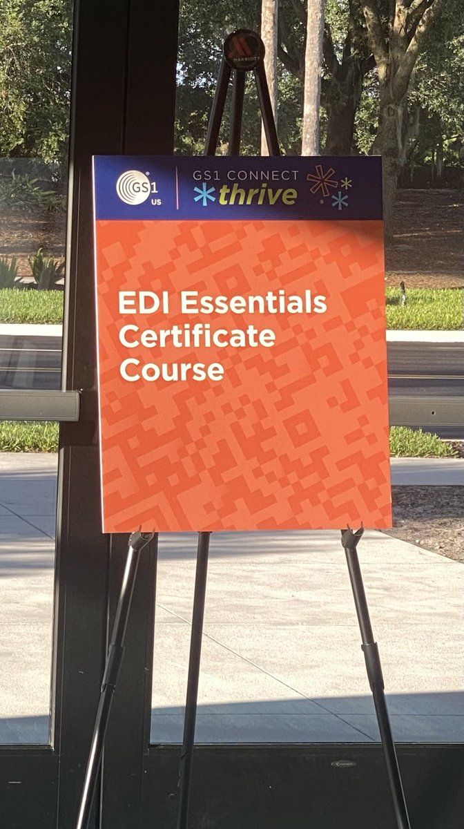 Starting the day with an #EDI Essentials course at #GS1Connect24. 

Topics include the basics of the X12 EDI standard as well as an in-depth review of data elements, segments, transaction sets, and codes.