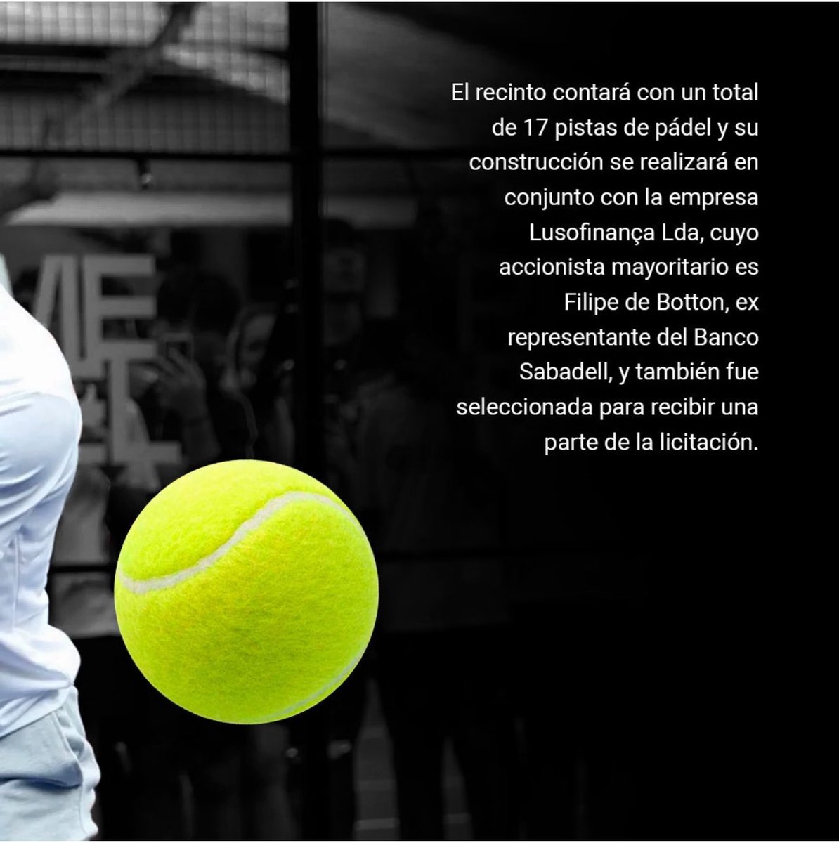 akiniponea's tweet photo. ロナウド、パデルに投資💰🎾

彼が所有する会社CR7 S.A.が、パデルに約500万€(約8.5億円)を投資する。
リスボン郊外のオエイラス市にポルトガル最大のパデル複合施設「パデル・シティ」を建設する。17面コートの施設完成は2025年を予定。

サッカー選手が続々投資
パデルは世界的なブームですね🌊 https://t.co/ioRtAqY2oi