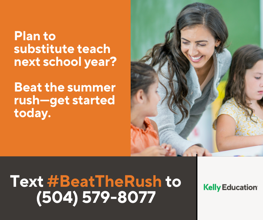 Bryant Schools (@bryantschools) on Twitter photo Plan to substitute for the 2024-2025 school year? <a href="/Kelly/">No Kings! (she/they)</a> Education - Arkansas is hiring substitutes for our school district - don't wait, #BeatTheRush and #ApplyNow!
Text #BeatTheRush to (504) 579-8077
Click: bit.ly/3zpxobz Plan to substitute for the 2024-2025 school year? <a href="/Kelly/">No Kings! (she/they)</a> Education - Arkansas is hiring substitutes for our school district - don't wait, #BeatTheRush and #ApplyNow!
Text #BeatTheRush to (504) 579-8077
Click: bit.ly/3zpxobz