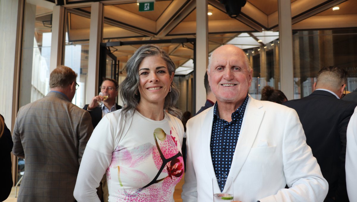 CDRmagazine's tweet photo. @CADSICanada President @christynmc and CDR's Editor-in-Chief Peter Kitchen at the Pre-CANSEC Reception! ๐ Stay tuned for more photos from #CANSEC2024! ๐โจ
#CDRTop100 #CDRmagazine #CanadianDefence #Defence #MoveAtTheSpeedOfLife https://t.co/hQZVuKucyt