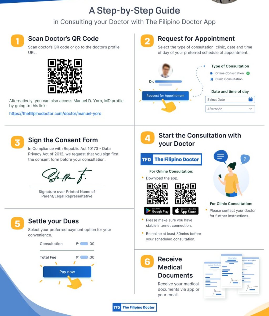 Manny (@mannypot) on Twitter photo I am available for online consultations for your medical and sexual health concerns. Download the TFD App and register:
IOS:
apps.apple.com/ph/app/tfd-forโฆ
Android
play.google.com/store/apps/detโฆ
Adult vaccinations for HPV, Hep B, Influenza etc available by appointment. Just send a DM. ๐งโโ๏ธ I am available for online consultations for your medical and sexual health concerns. Download the TFD App and register:
IOS:
apps.apple.com/ph/app/tfd-forโฆ
Android
play.google.com/store/apps/detโฆ
Adult vaccinations for HPV, Hep B, Influenza etc available by appointment. Just send a DM. ๐งโโ๏ธ