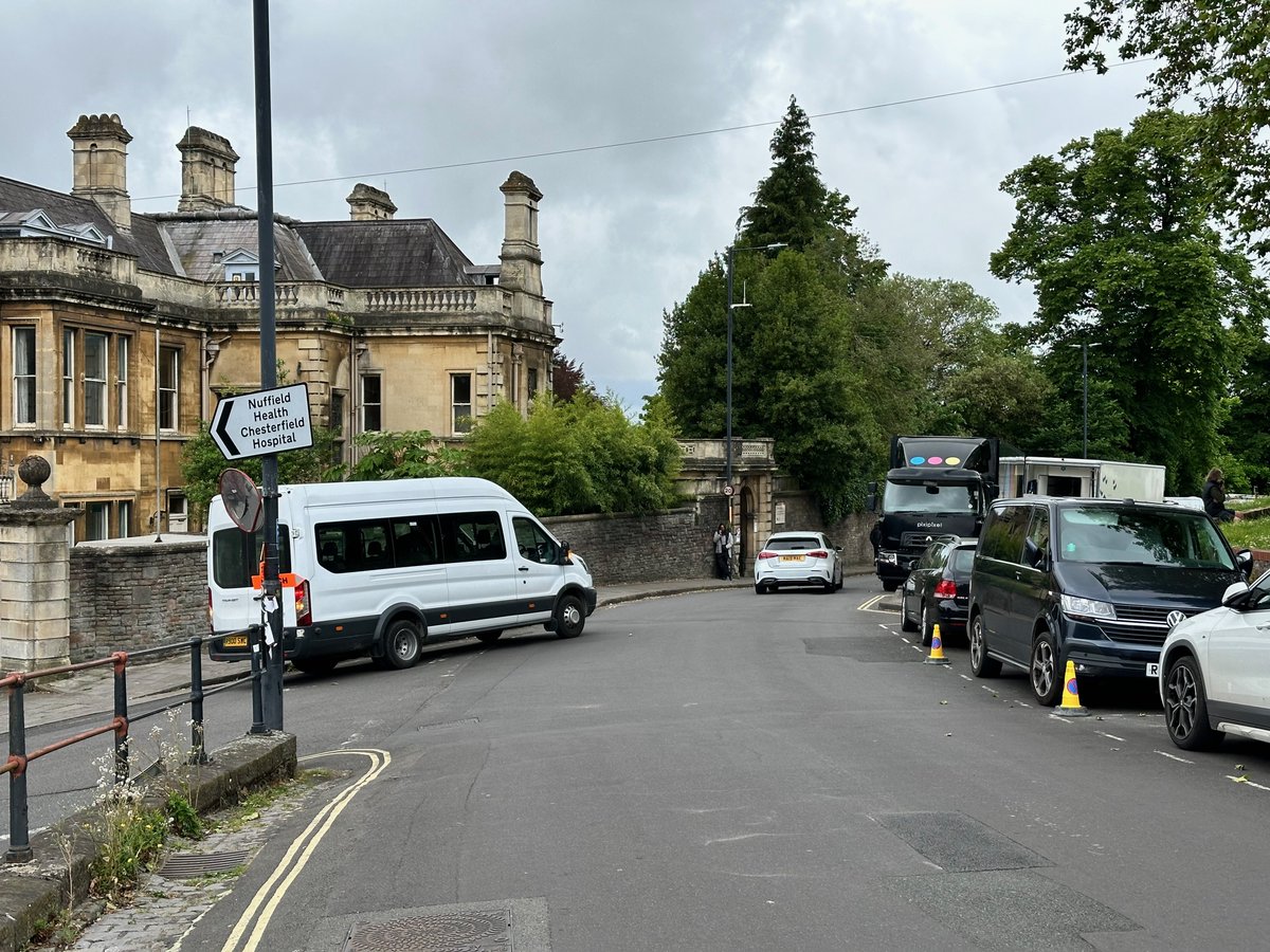 Mammoth Screen filming "Towards Zero" for the BBC in Goldney Hall, Clifton.  Tuesday, 4th June, 2024.  #bristol #filming #crewloc