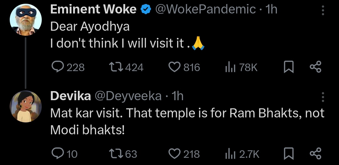 Modi bhakt schooled by Ram Bhakt 😂🔥 #ElectionsResults
