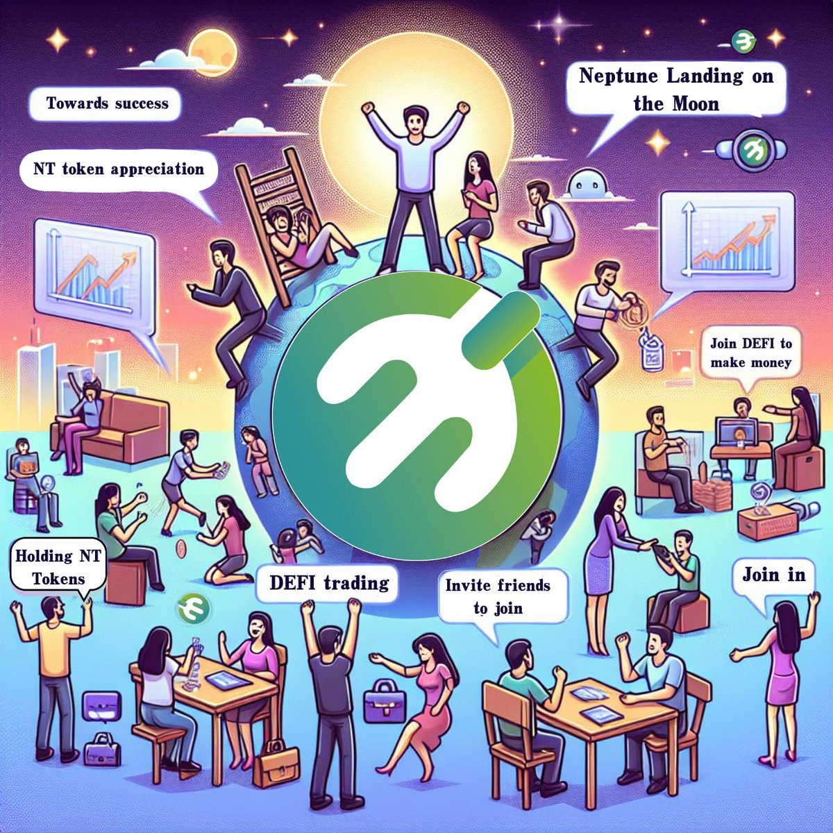 📈How to make the value of NT coins continue to rise? The answer is in the hands of each of us

✅Share your experience of releasing NT coins in DEFI transactions and share it on your social software. Let more people join the Neptune network and jointly promote the development of