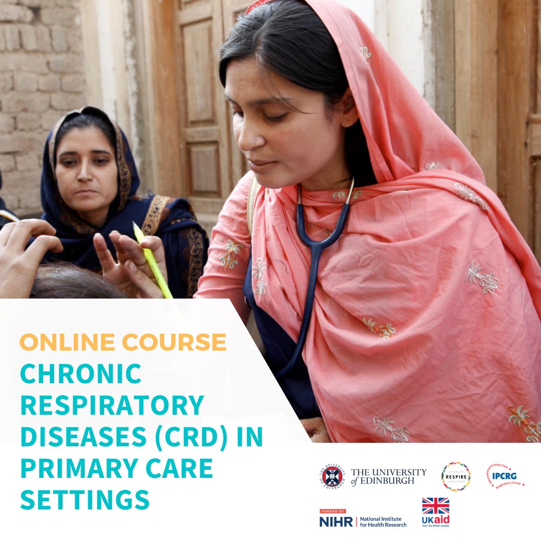 Exciting News! Our first MOOC on Coursera is here! 🌟 Produced by #IPCRG &amp; The University of Edinburgh for RESPIRE, learn to recognize, diagnose, &amp; manage chronic respiratory diseases in primary care settings. Enrol for free now: buff.ly/3X9tGyW