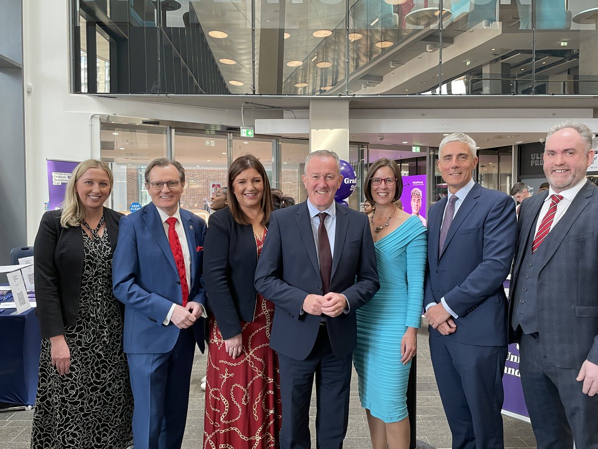 This morning, I was delighted to attend the Northern Ireland Graduate Recruitment Fair.

At Queen's, we pride ourselves on producing future-ready graduates with 93% of our students finding employment or entering further study within 15 months of completing their course.

Today's