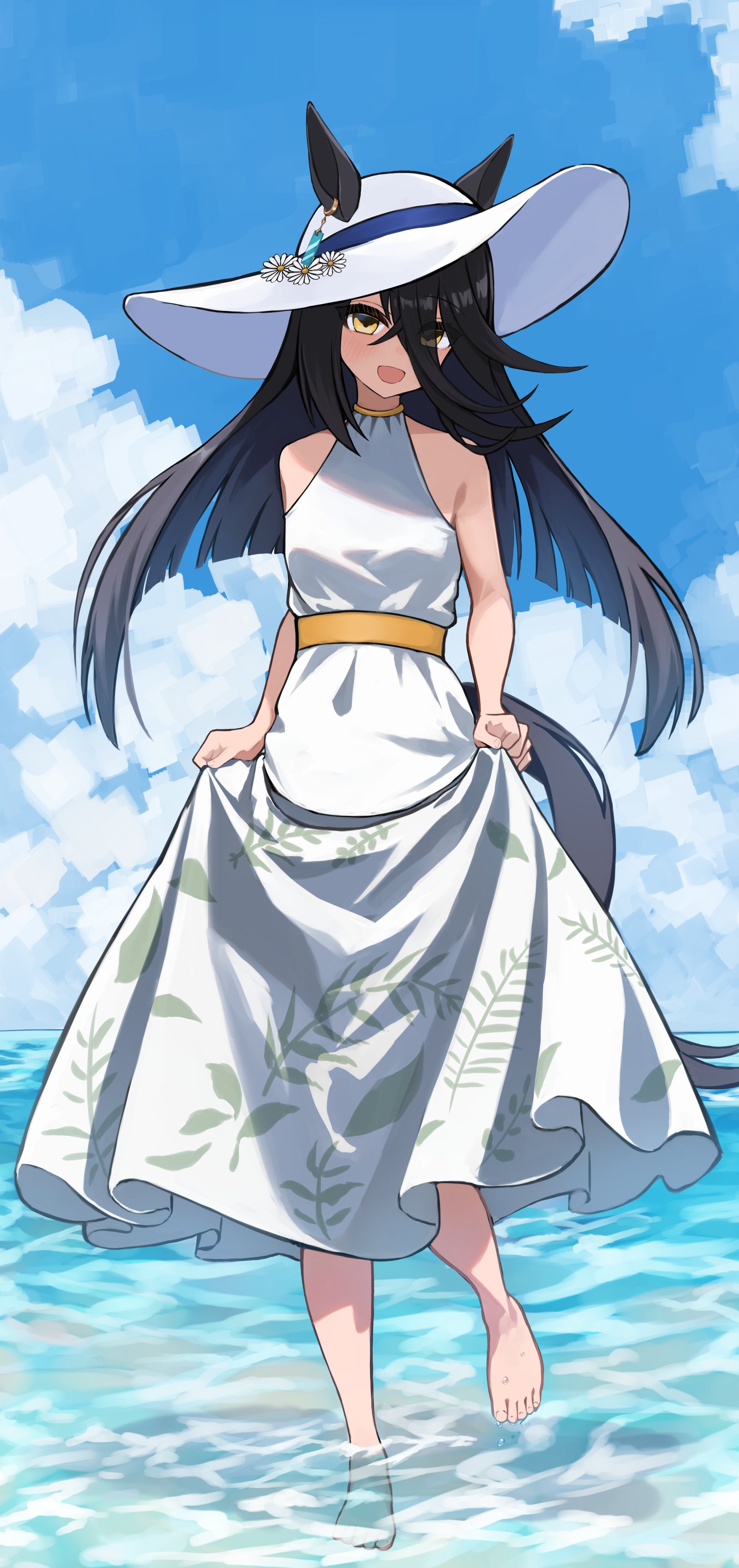 ⑭マンハッタンカフェ ウマ娘 キャラクターシークレットタオル