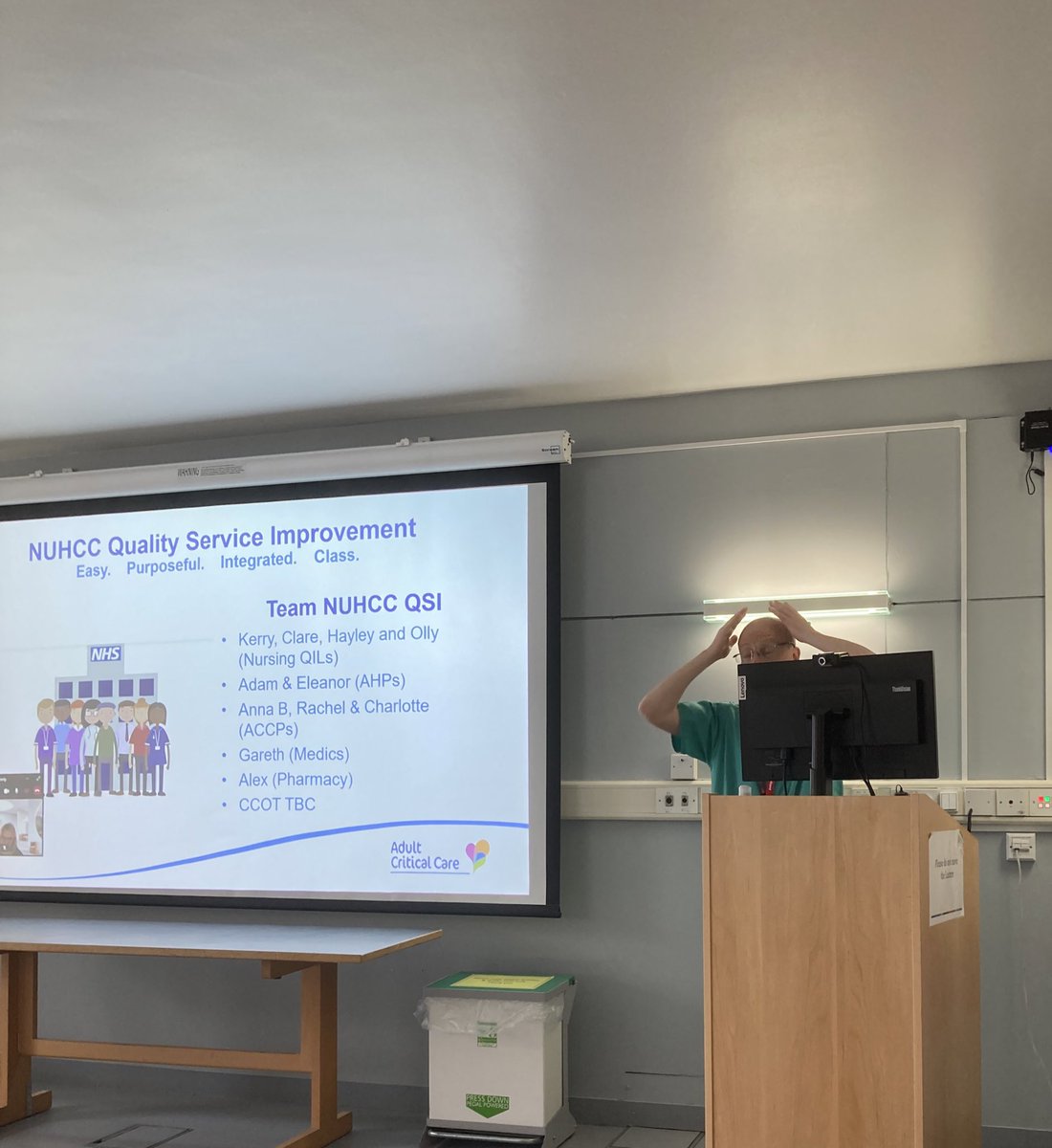 Critical Care Quality Improvement Lead Nurses (@cc_qils_nuh) on Twitter photo Our very own Gareth introducing todays Quarterly Quality session #CCQSI #QQ #LittleChangesHugeImpact <a href="/NUHCriticalCare/">NUH Critical Care๐ณ๏ธโ๐</a> Our very own Gareth introducing todays Quarterly Quality session #CCQSI #QQ #LittleChangesHugeImpact <a href="/NUHCriticalCare/">NUH Critical Care๐ณ๏ธโ๐</a>