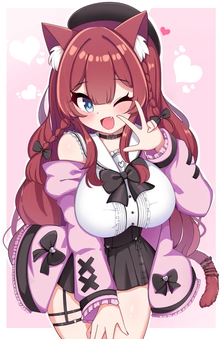 これはSkebのご依頼で描かせてもらった華房とろふさんの絵です 