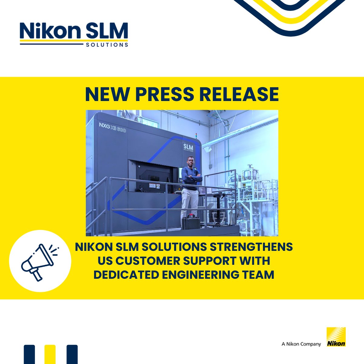 Nikon SLM Solutions is proud to announce the formation of a dedicated engineering team in the United States, led by our new Vice President of Engineering, Nneji Kemakolam. 

Learn more about this exciting development here: slm-solutions.com/company/news/d…
