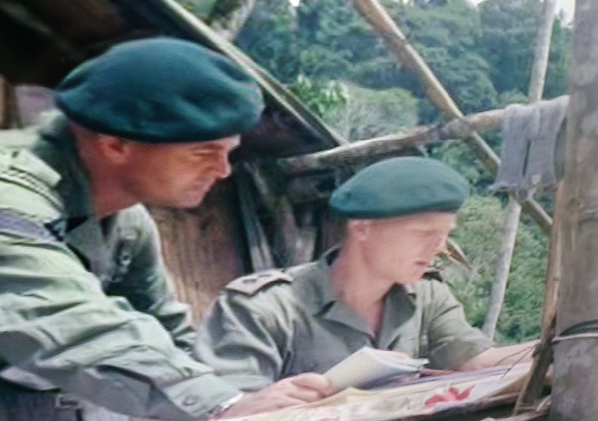 dickiewood's tweet photo. Paddy Ashdown (right of picture) on active service in Malaysia, 1964. An excellent #LookAtLife @TalkingPicsTV following the work of the @RoyalMarines during the emergency. #HMSBulwark @RoyalNavy. https://t.co/59TMhd3iyA