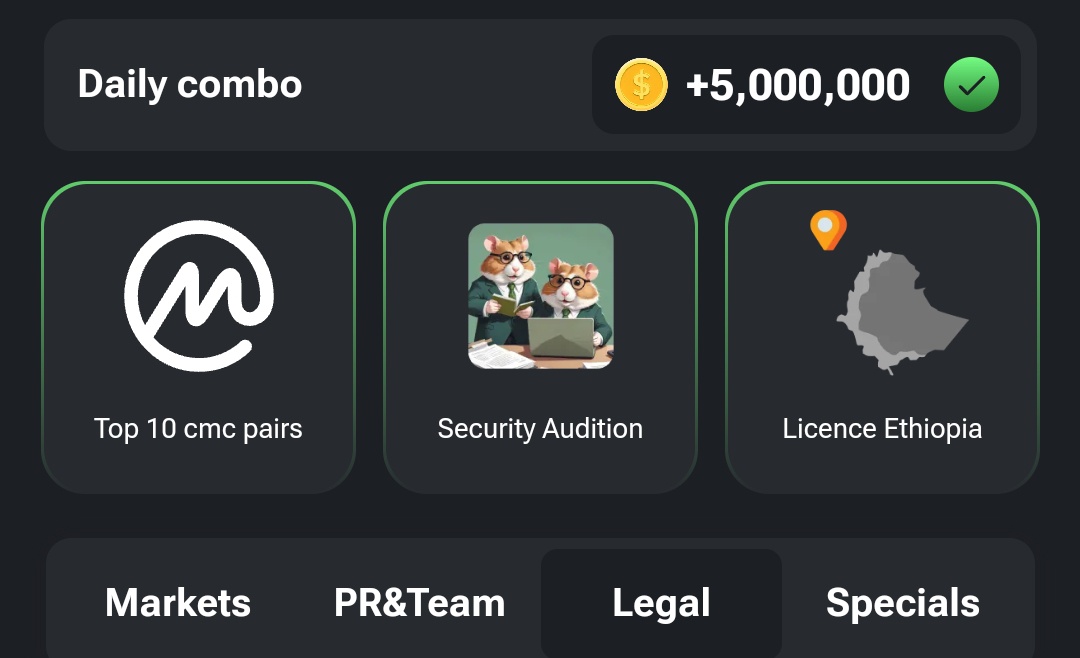 Hamster Kombat Daily Combo
06.04.2024

t.me/paraburadaa