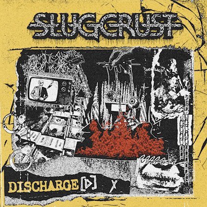 Slugcrust - Discharge(d) EP
Dirty, crusty sounding in-yer-face #grindcore. 
Their own description is fitting...
"Relentlessly rampant."
 
A powerhouse of raw power.

Out 28th June:
slugcrust.bandcamp.com/merch
#Short_Tokes <a href="/inhaletheheavy/">Inhale the Heavy</a>