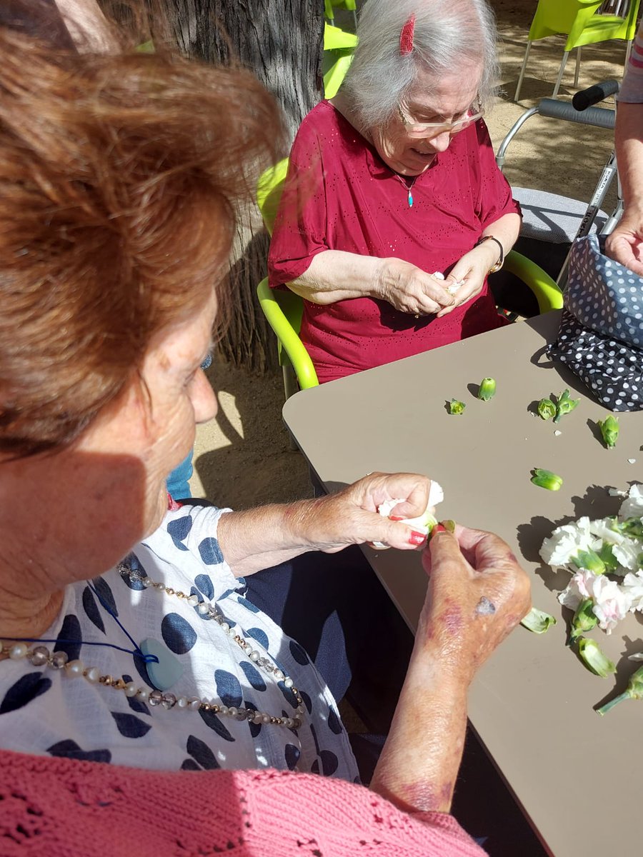 💮 Sense els residents de l'#HospitaldeSitges no hauria estat possible la catifa del Cap de la Vila.

Amb les seves mans van desfullar més de 700 clavells.

💚 Moltes gràcies per la col·laboració!

#CorpusdeSitges #Sitges