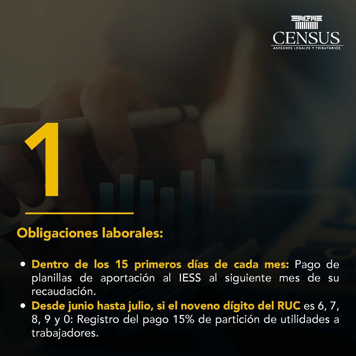 CensusEc's tweet photo. #CensusInforma | En junio, se deben atender diversas responsabilidades laborales, societarias, municipales y con la UAFE. A continuación, detallamos cuáles son:
#ObligacionesEmpresariales #Asesoría https://t.co/s1443wlViC
