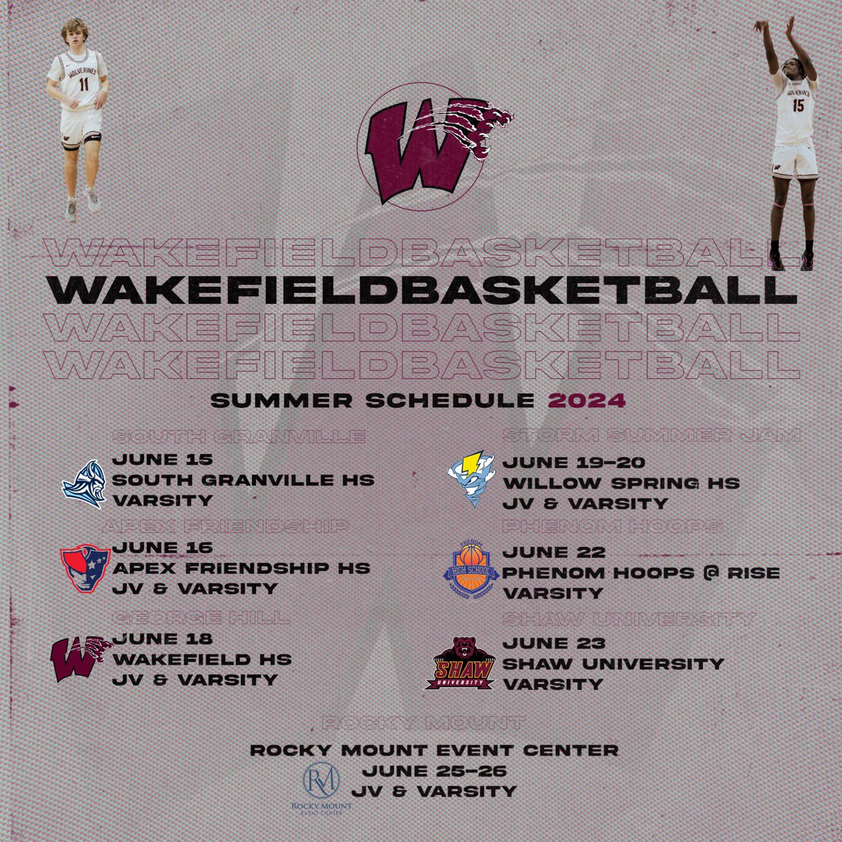 Summer Schedule 2024