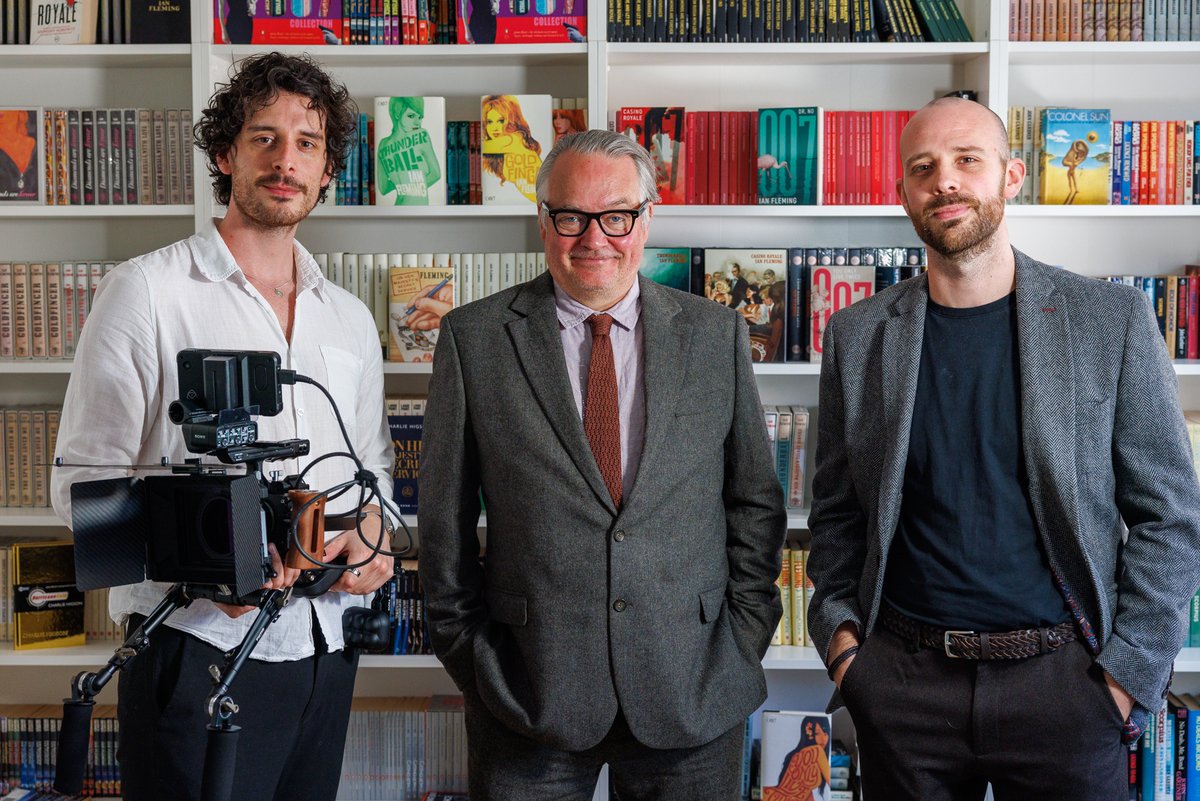 TheIanFleming's tweet photo. To celebrate the paperback release of @monstroso's #OnHisMajestysSecretService, we were thrilled to work with @trettfilms to tell the story behind this incredible book that's supporting the @Literacy_Trust

Keep an eye out on publication day (Thurs!) for the finished film... https://t.co/OQ2jaVu6Bo
