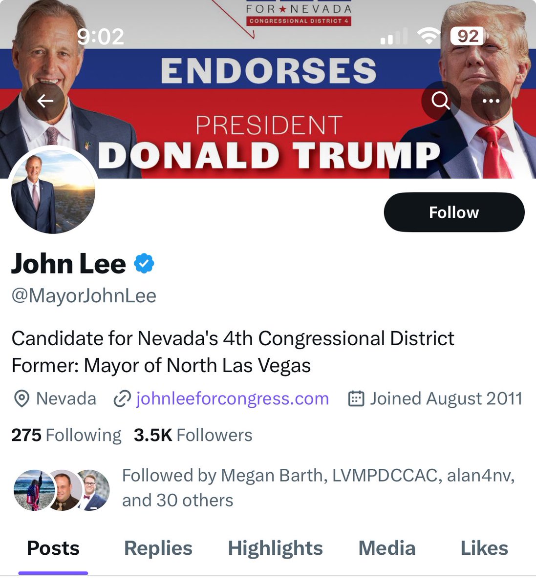.@MayorJohnLee John Lee, You need to change your X banner. How are you going to say you “endorse President Trump” and tweet about him endorsing you when days ago you couldn’t even commit to whether you would still vote for him if he was a “convicted felon”. You are just awful.