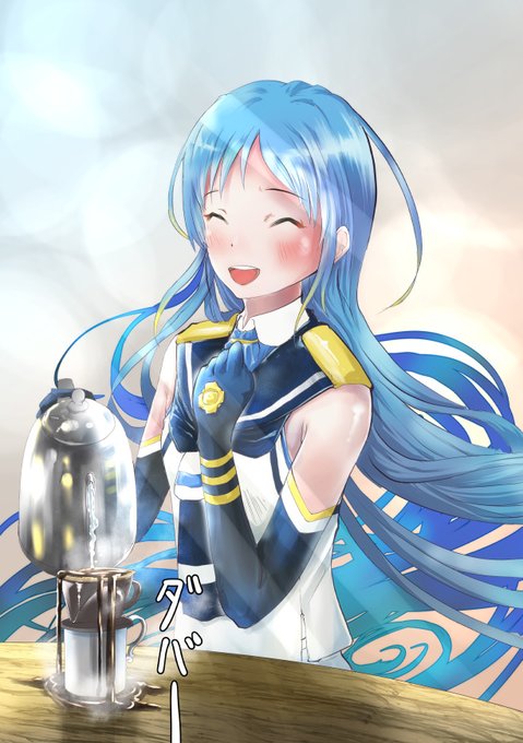 #このタグを見た人は黙って飲み物を持ったキャラを貼る 