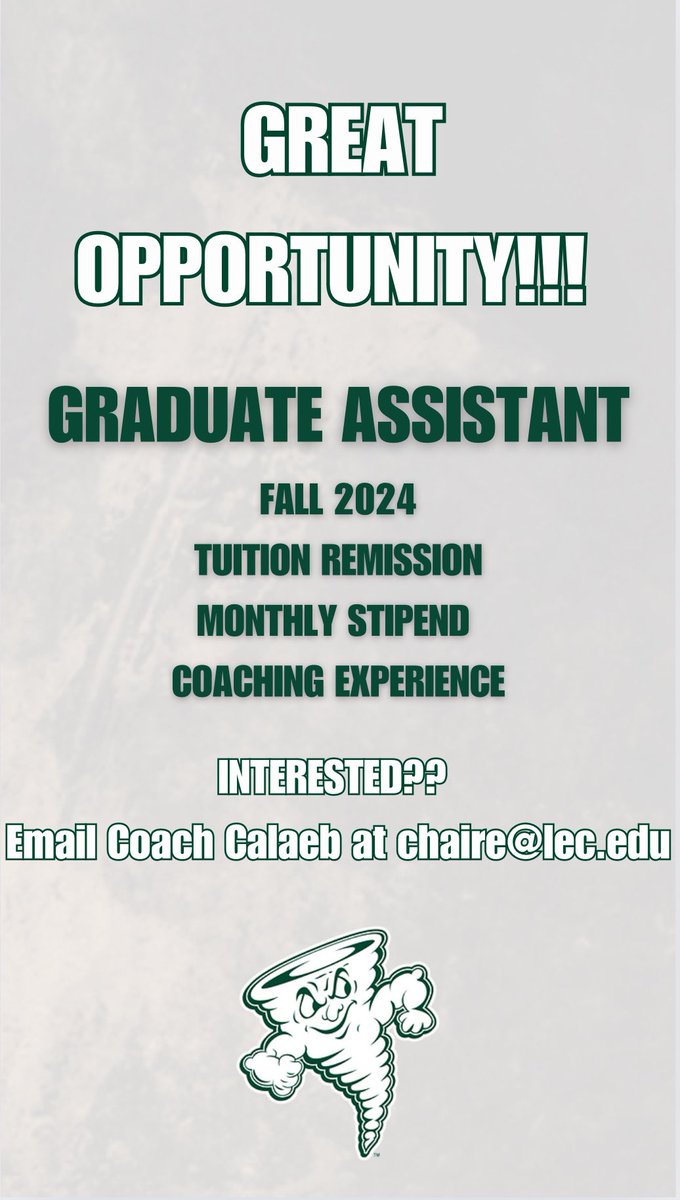 We are still looking for a GA for this upcoming season!! Come be a part of STORM Nation!! 🌪️⛈️🏐