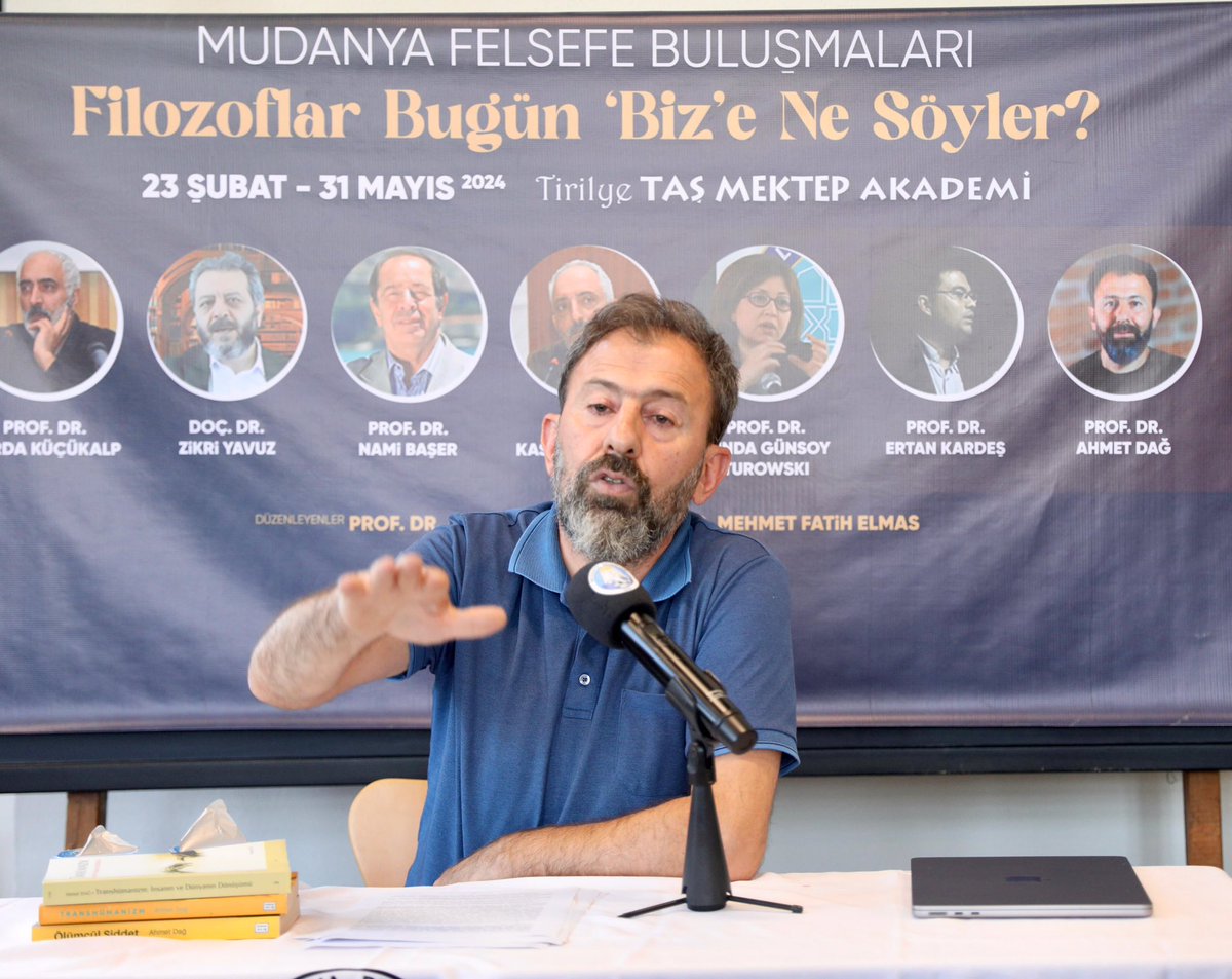 Y A Y I N L A N D I !

MUDANYA FELSEFE BULUŞMALARI

Prof. Dr. Ahmet DAĞ
"BAUDRILLARD'IN PROJEKSİYONUNDAN DİJİTALLEŞME, YAPAY ZEKA VE TRANSHÜMANİZM" 
👇 
youtu.be/RG3cAHKrv8w?fe…

<a href="/AhmetDagflsf/">Ahmet Dağ</a> 
<a href="/cucen_kadir/">A.Kadir Çüçen</a> 
<a href="/kkucukalp/">Kasım Küçükalp</a> 
<a href="/MudanyaBel/">Mudanya Belediyesi</a>
