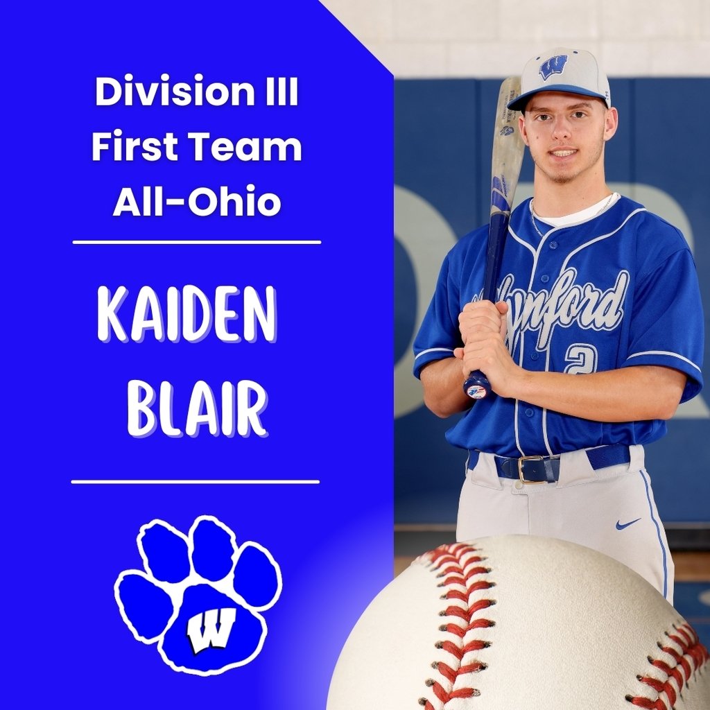 Congratulations to Grant McGuire who was named the Division III Player of the Year and to Kaiden Blair who was named First Team All-Ohio in Division III!
